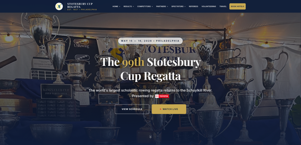 Stotesbury Cup Regatta website thumbnail